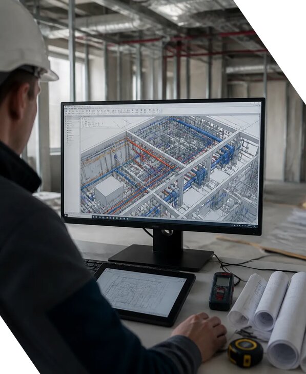 Создание BIM модели инженерных сетей для объектов в Петропавловске-Камчатском